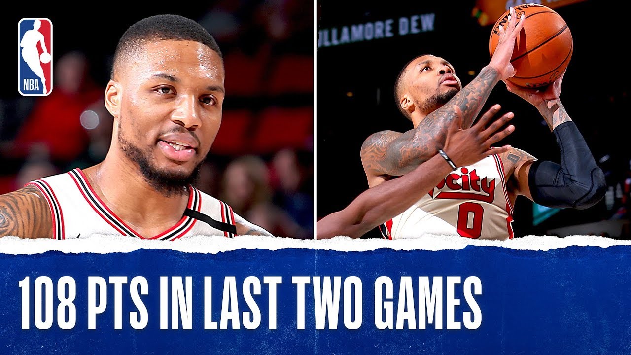 Damian Lillard Makes TRAIL BLAZERS HISTORY – バスケットボール動画